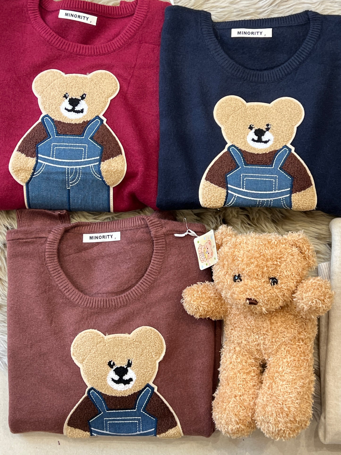 Pull Teddy Salopette