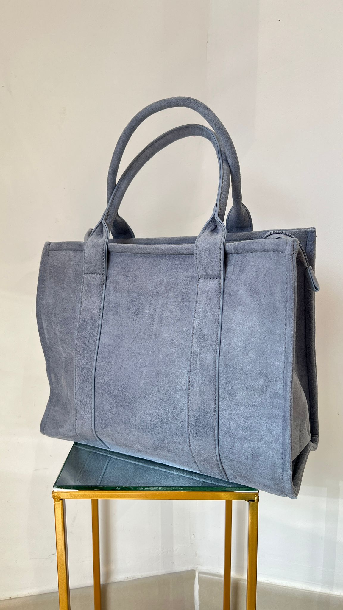 Borsa Tote Camoscio