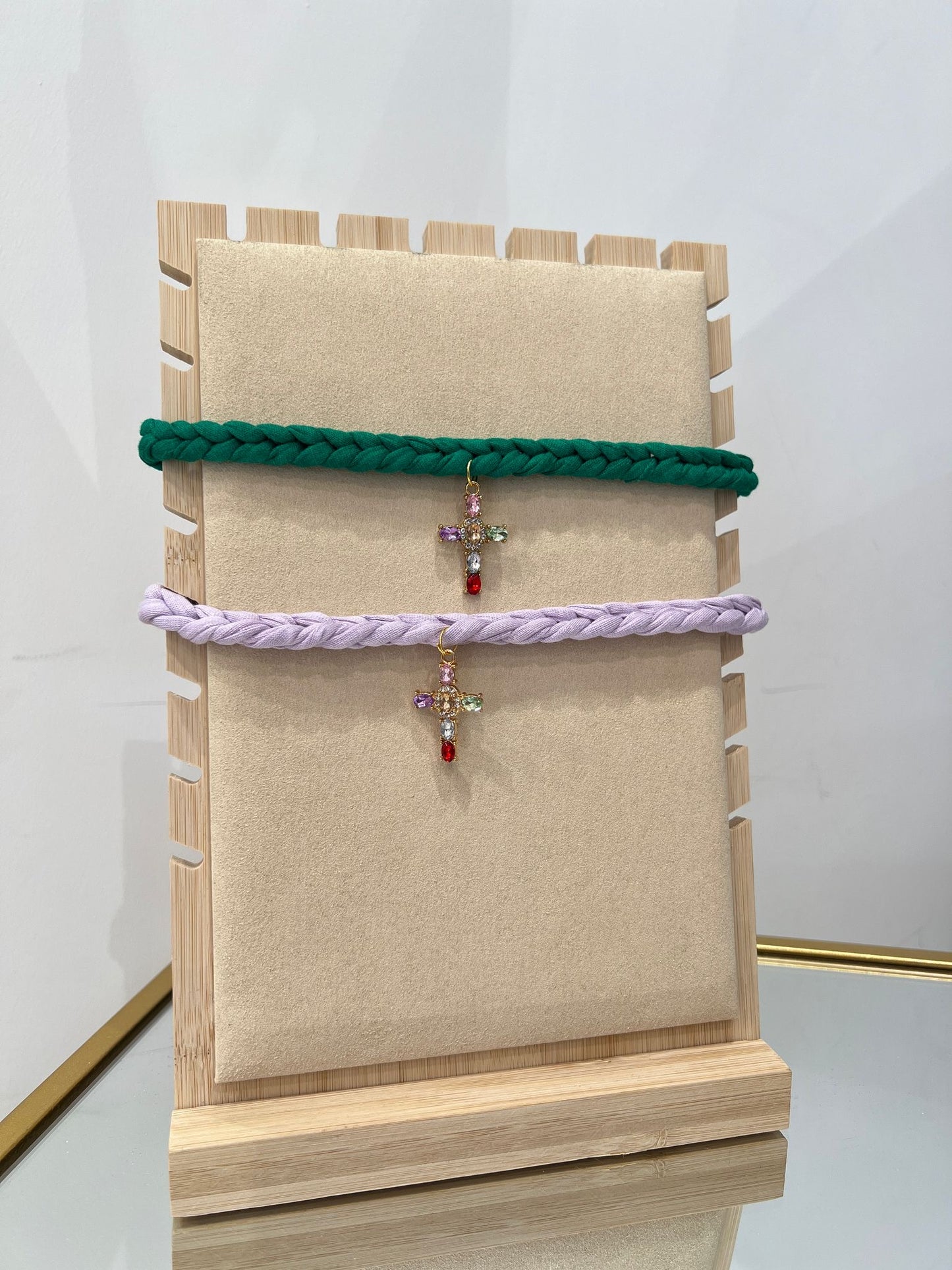 Choker Fettuccia Croce