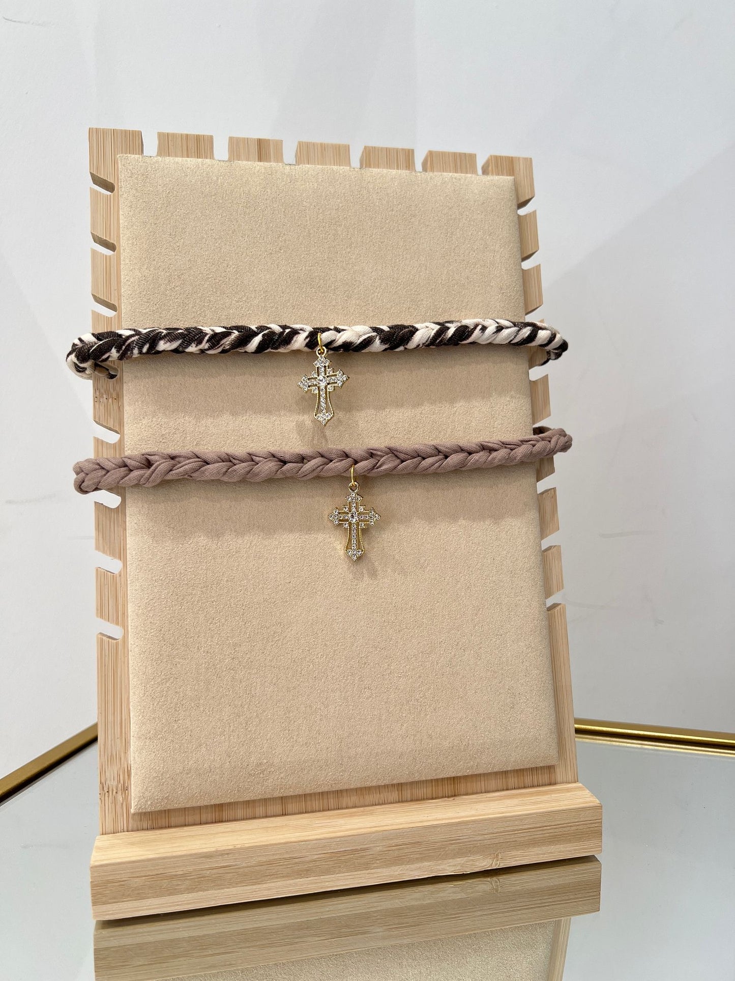 Choker Fettuccia Croce