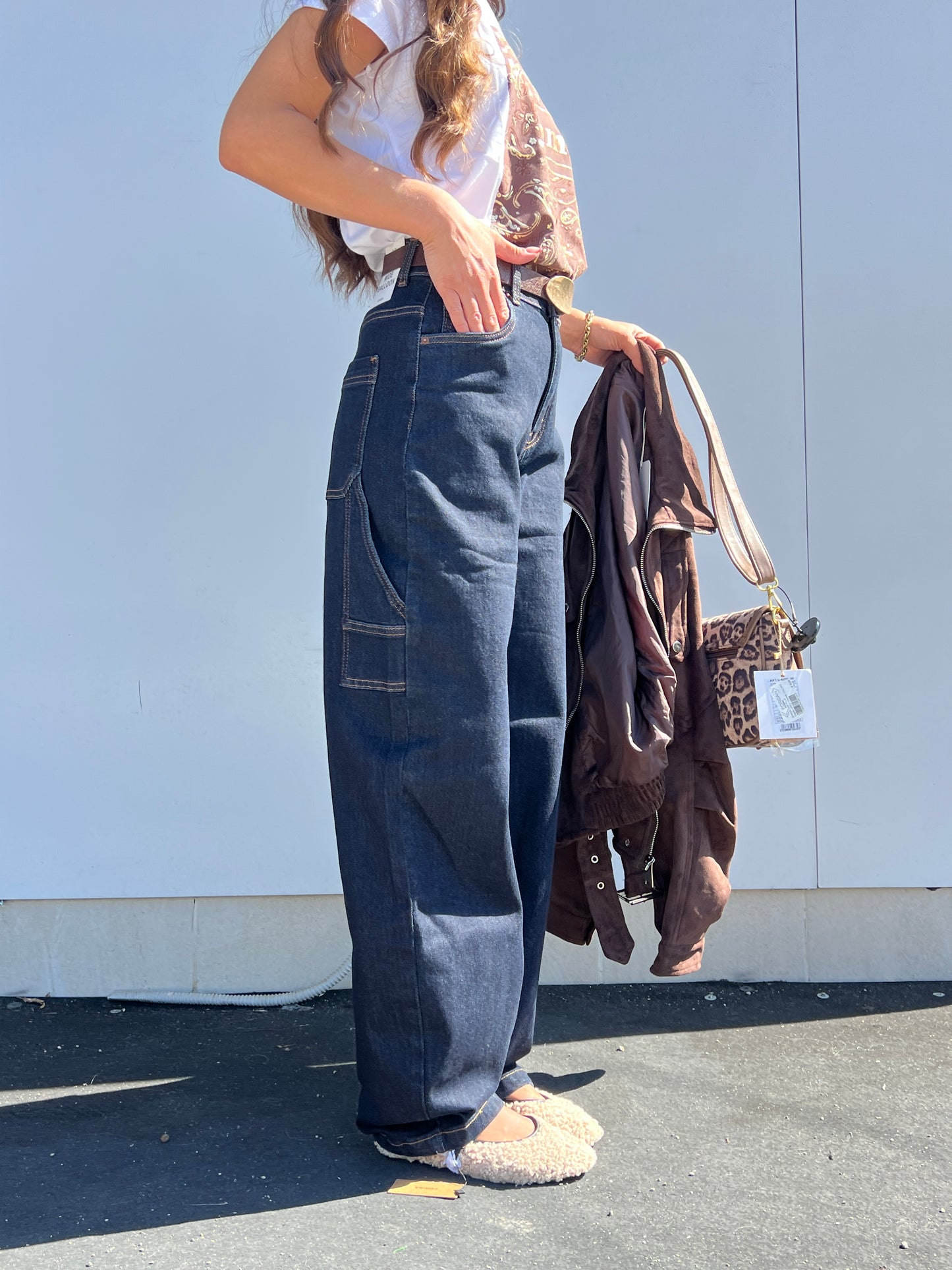 Jeans Ballon Scuro