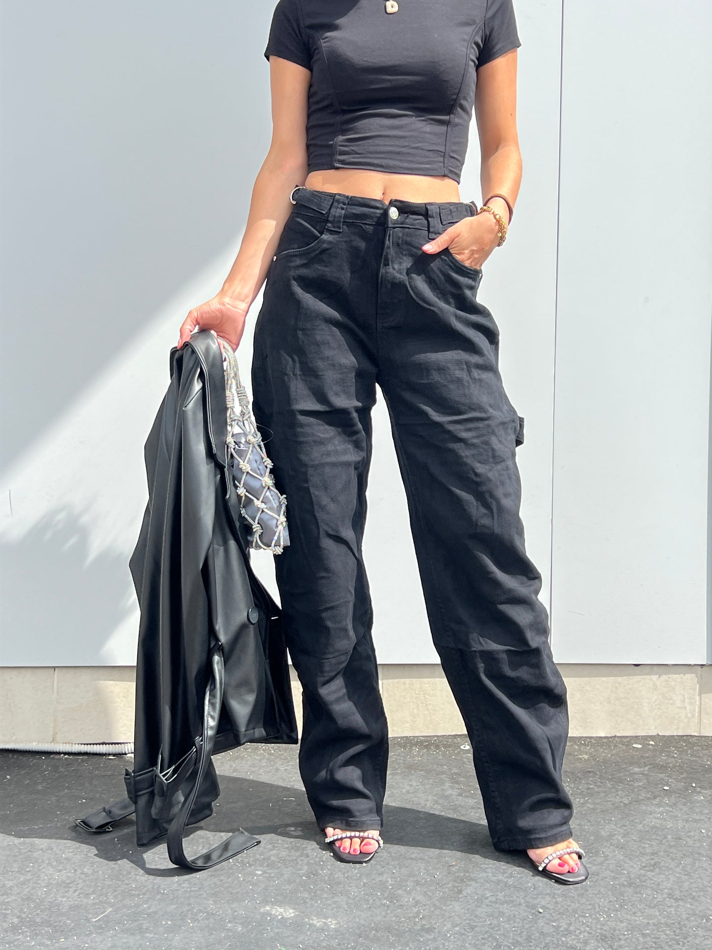Jeans Ballon Black