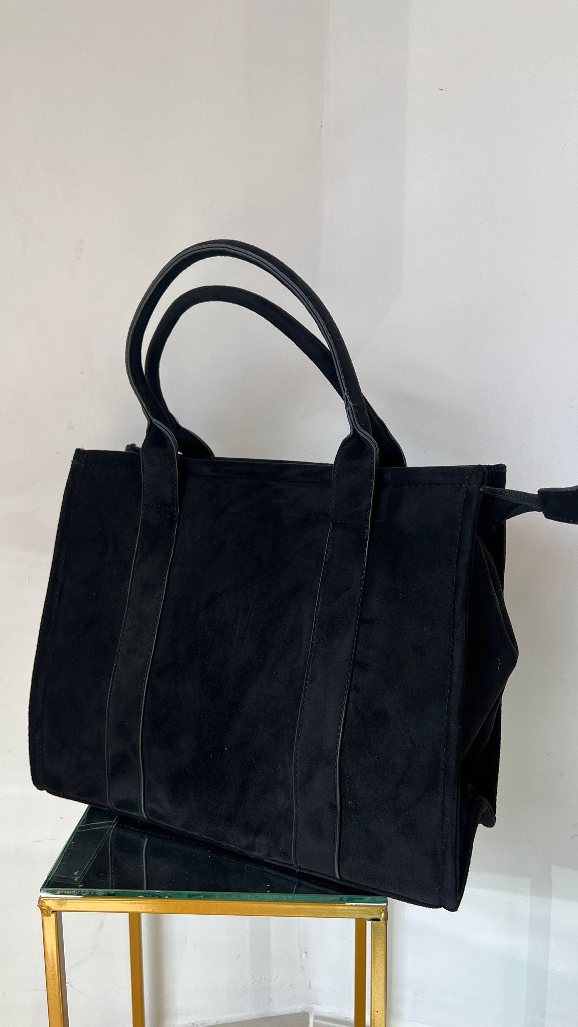 Borsa Tote Camoscio