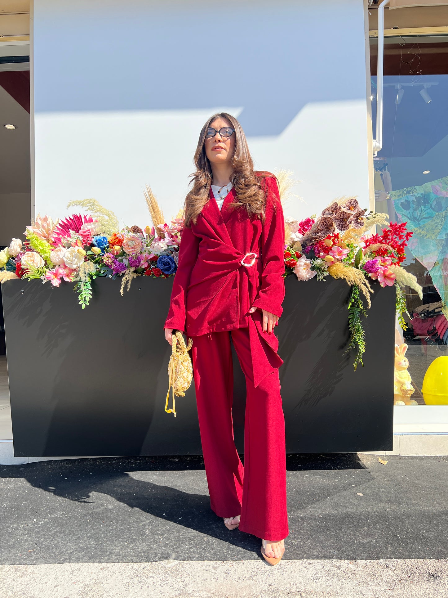 Tailleur Bordeaux