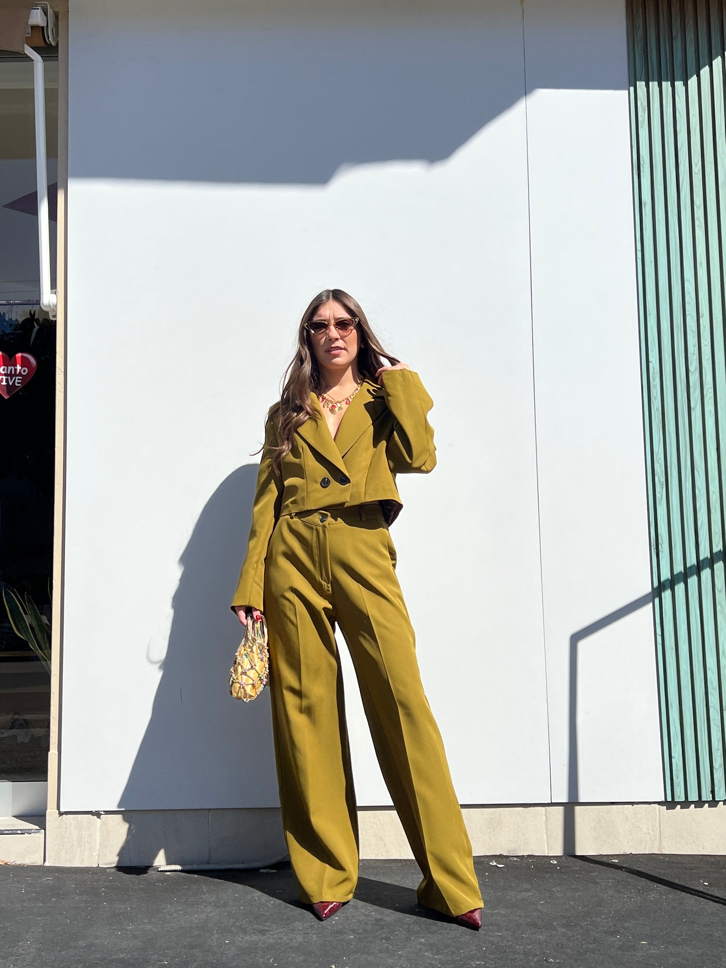 Tailleur Crop Oliva