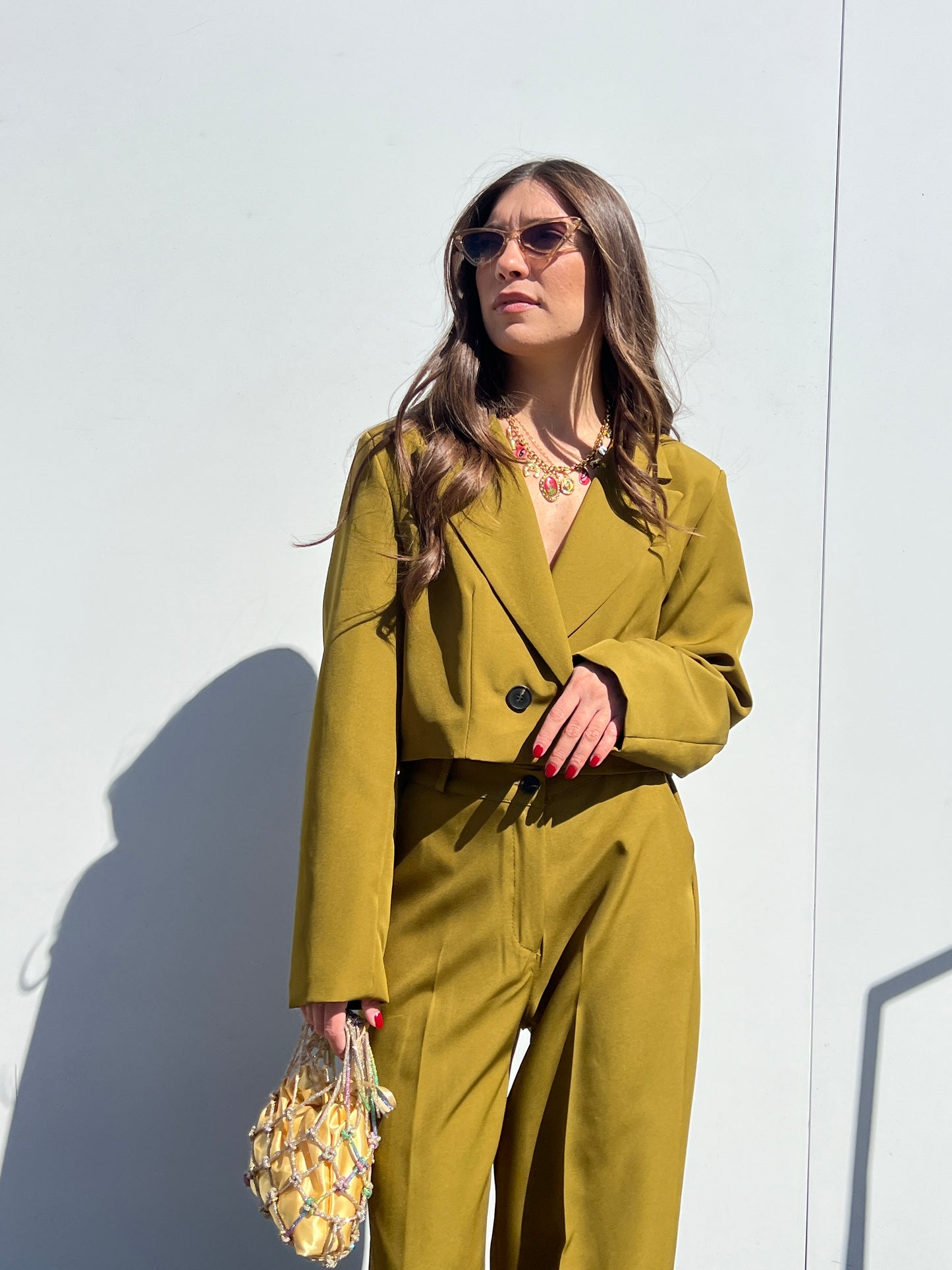 Tailleur Crop Oliva