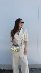 Tailleur misto Lino