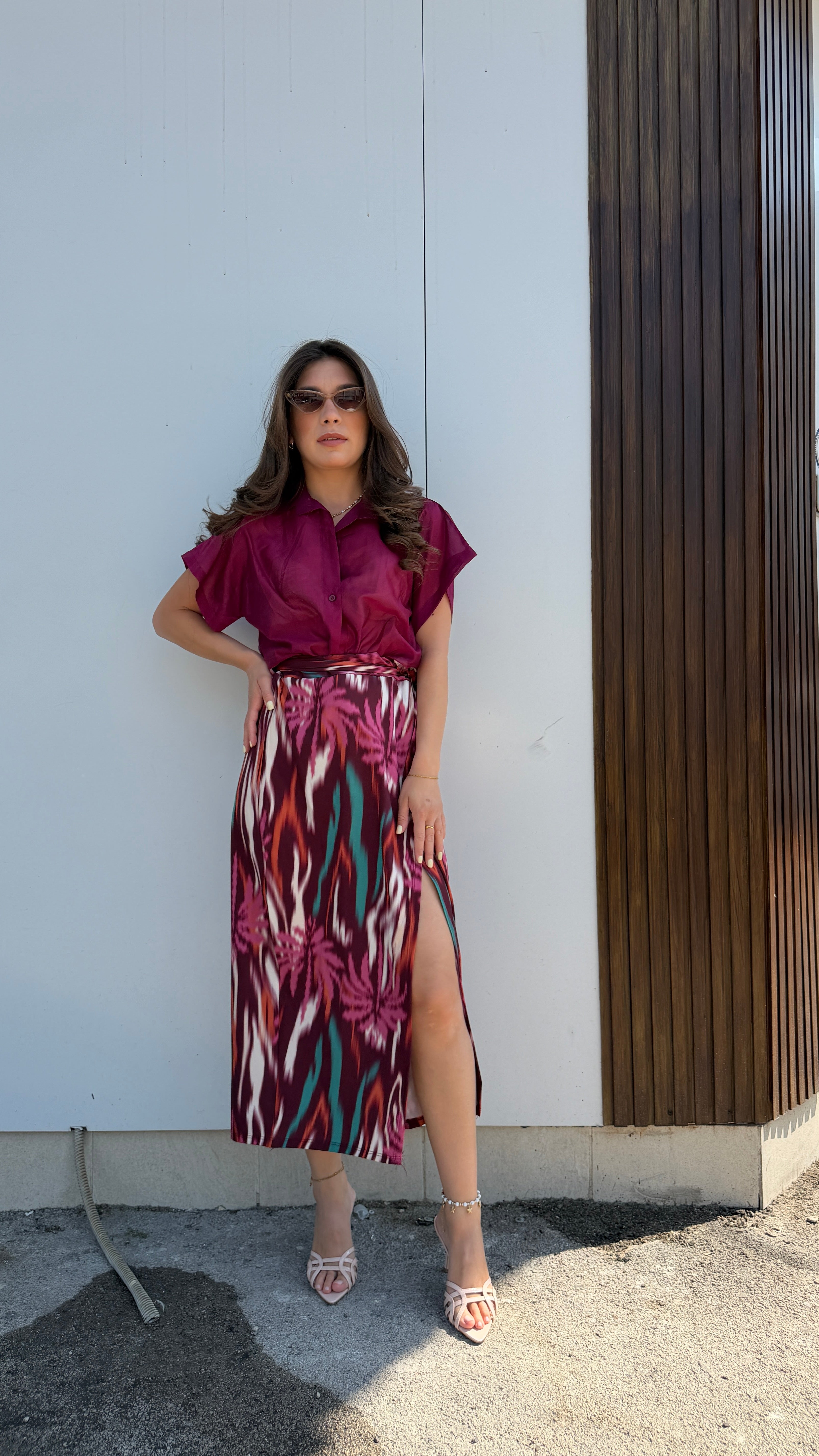 Camicia velata nodo