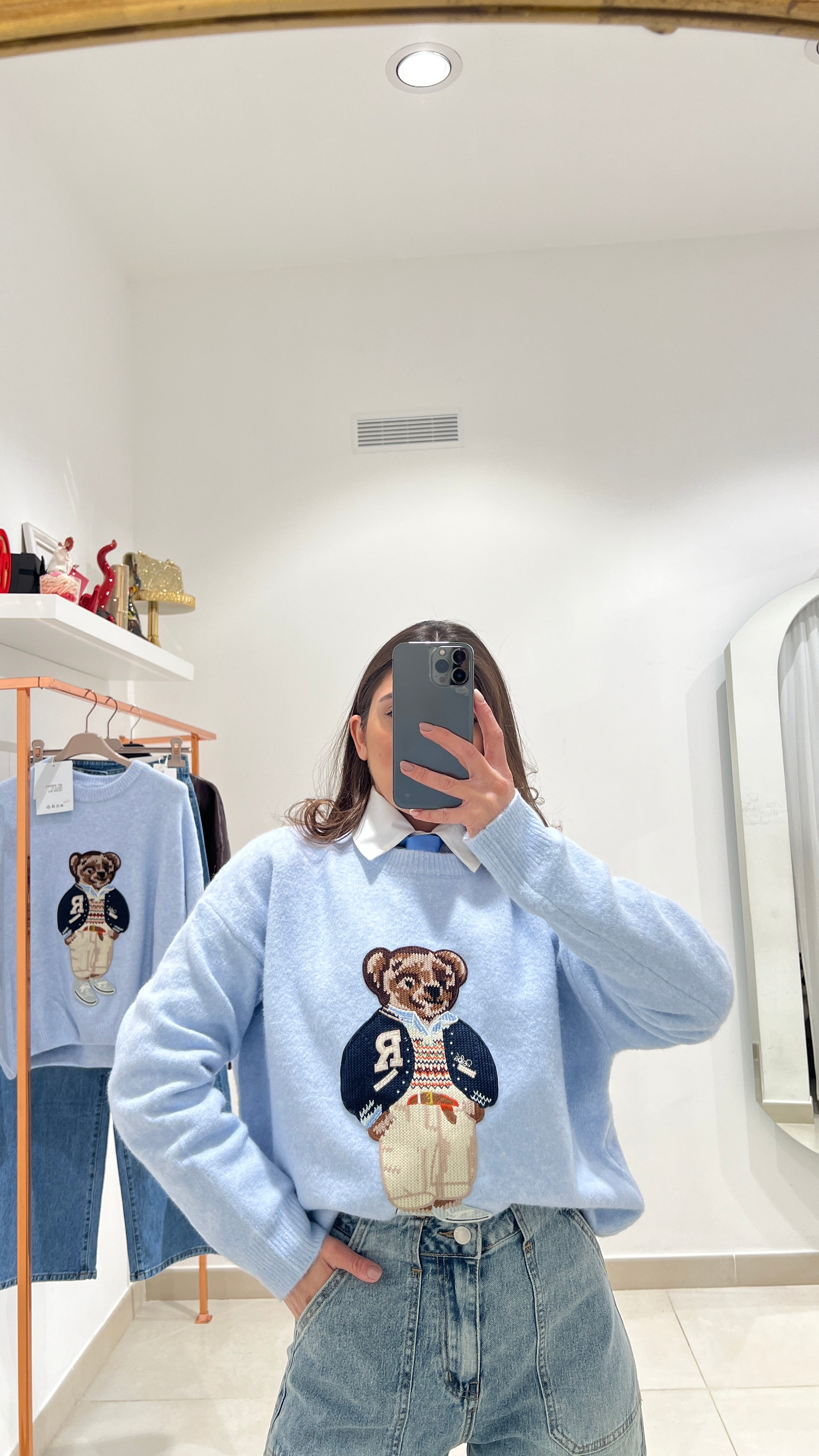 Pull Orso Azzurro