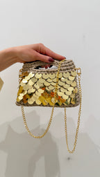 Borsa Paillettes Dorata