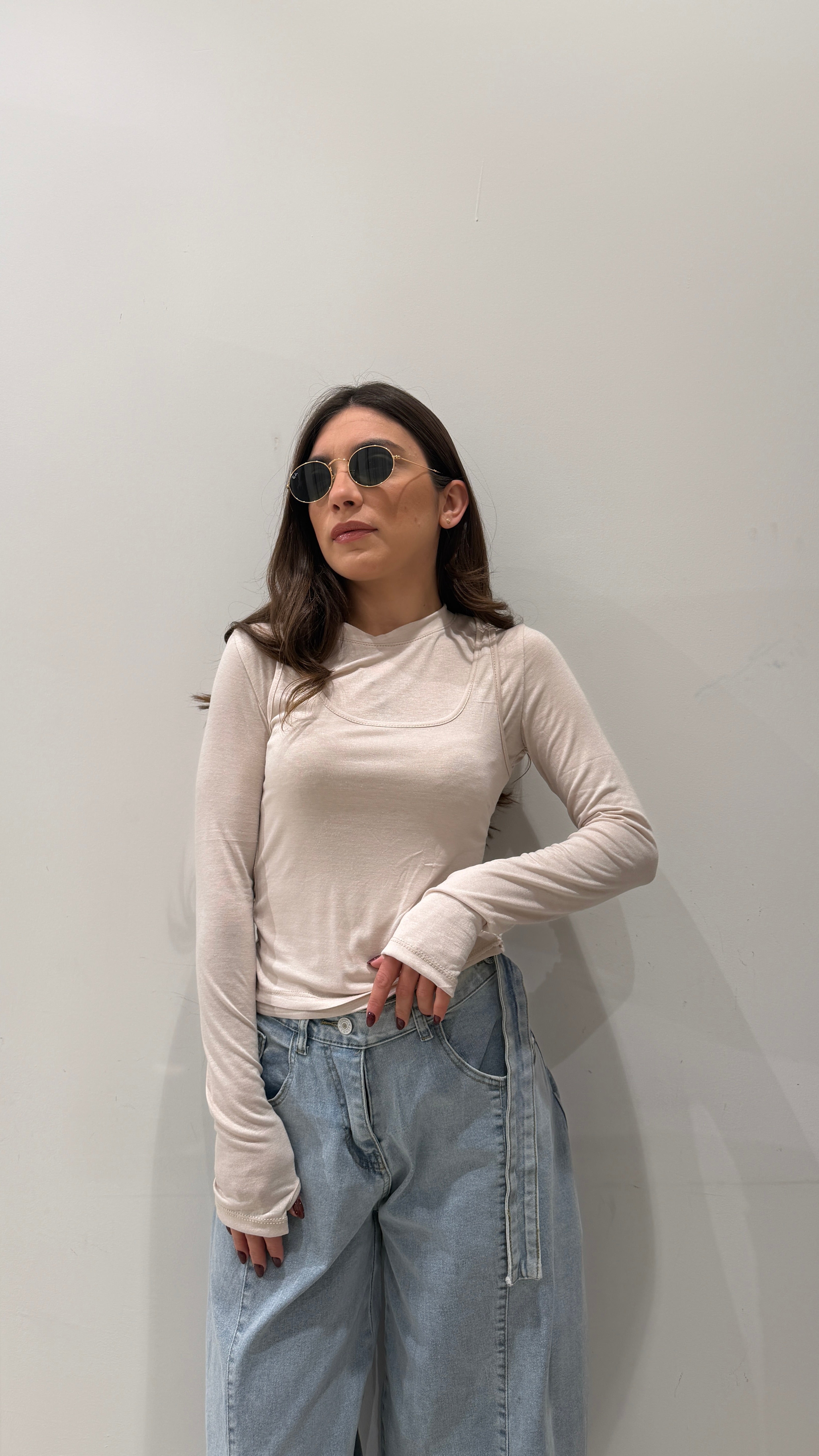 Maglia+ Canotta semivelata