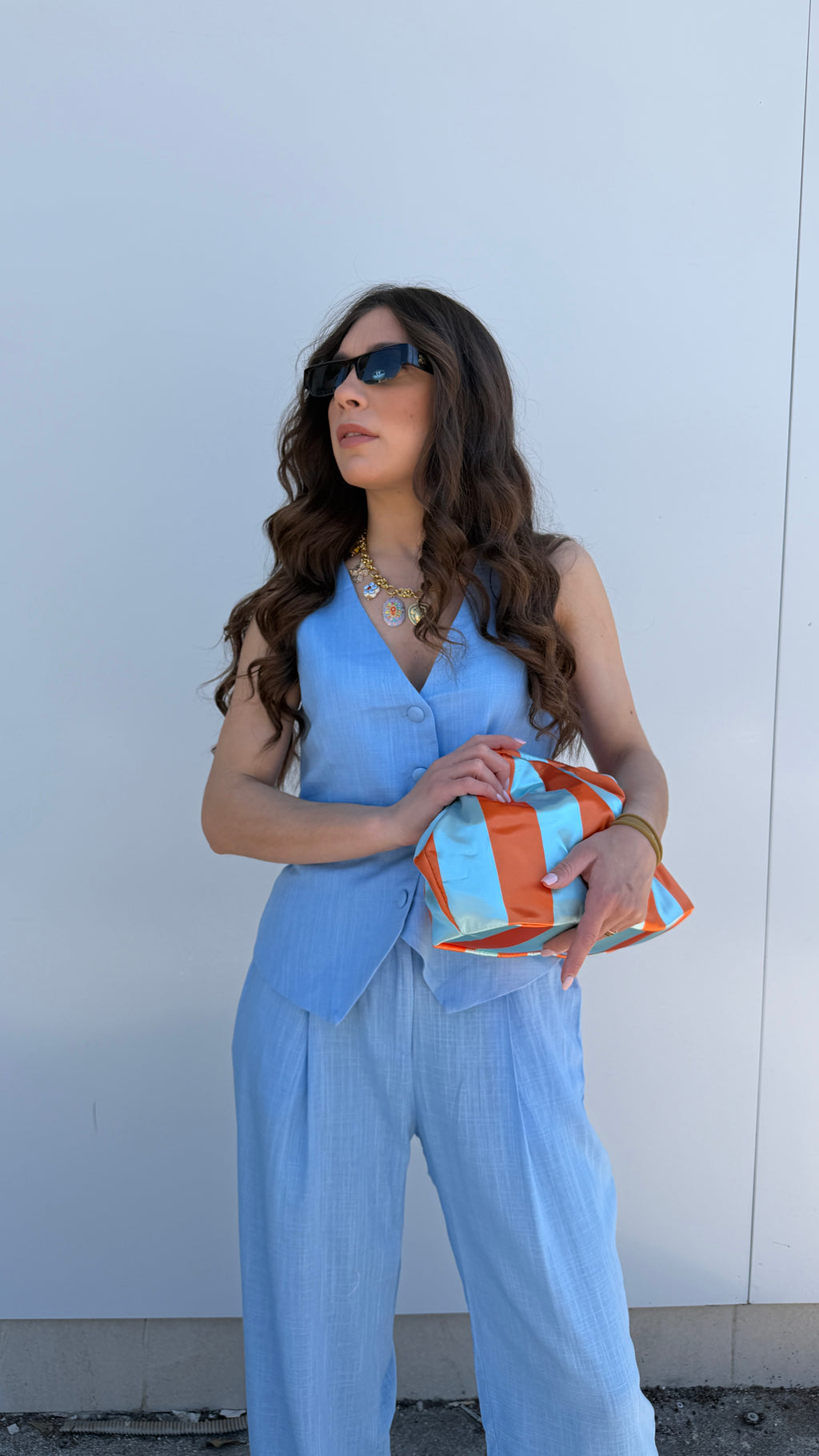 Coordinato Rachele Azzurro