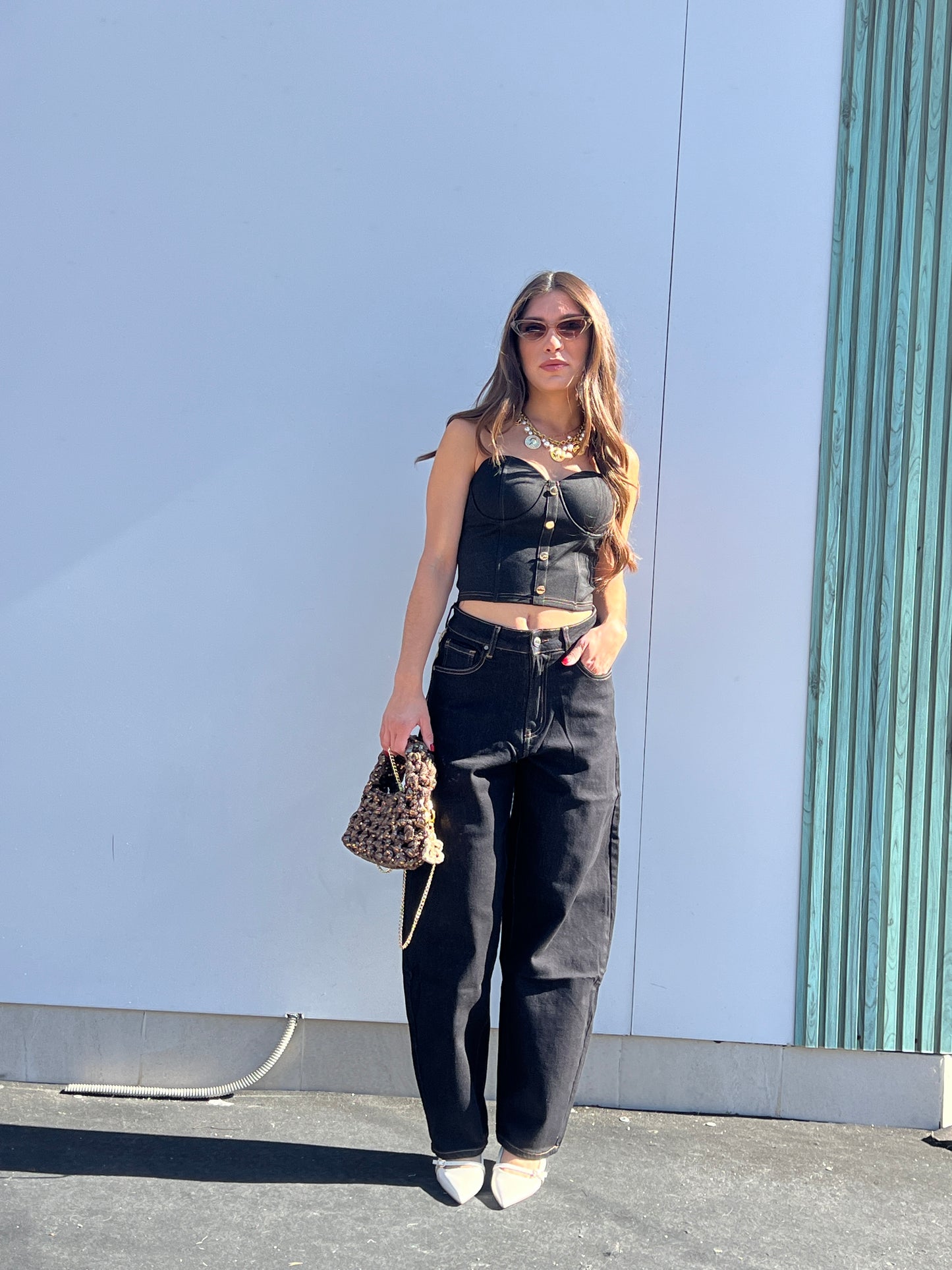 Corpetto Denim