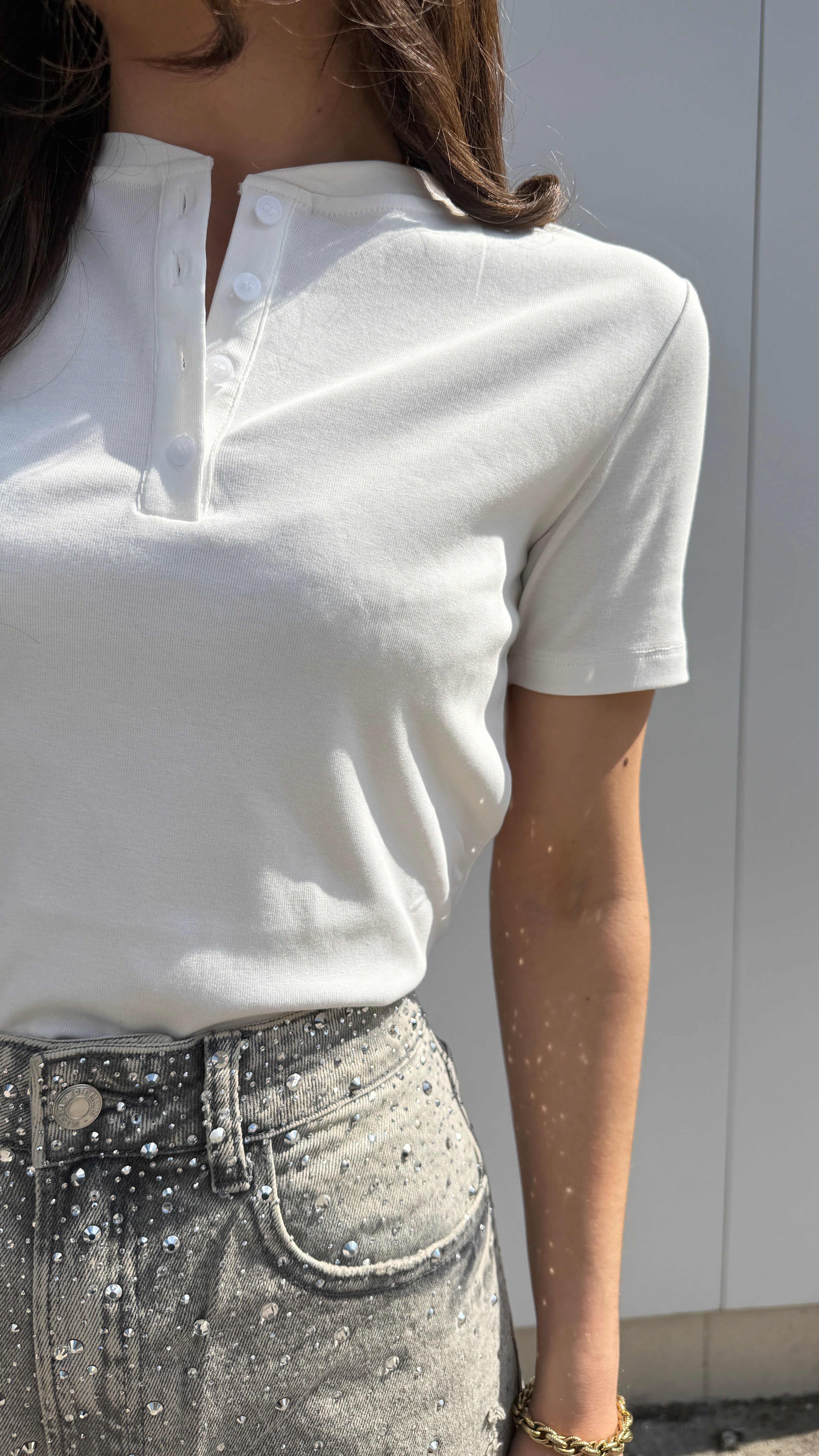 T-Shirt serafino Lumina
