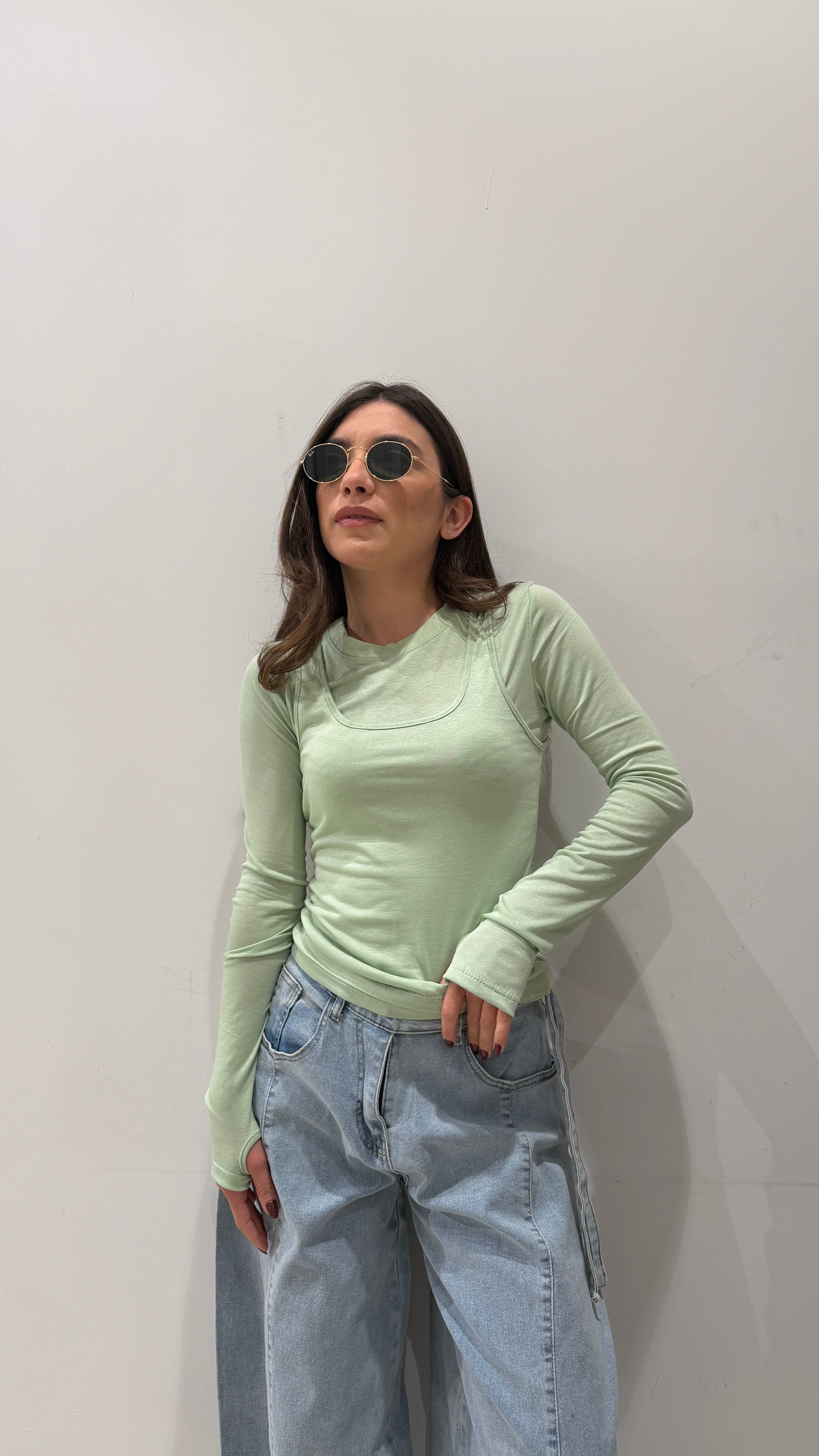 Maglia+ Canotta semivelata