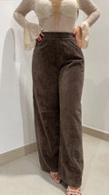 Pantalone Cinigliato Brown