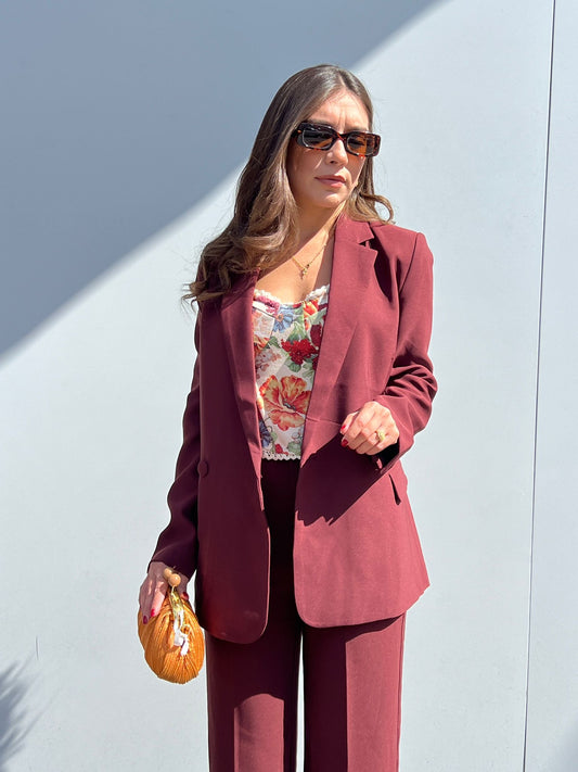 Blazer Bordeaux