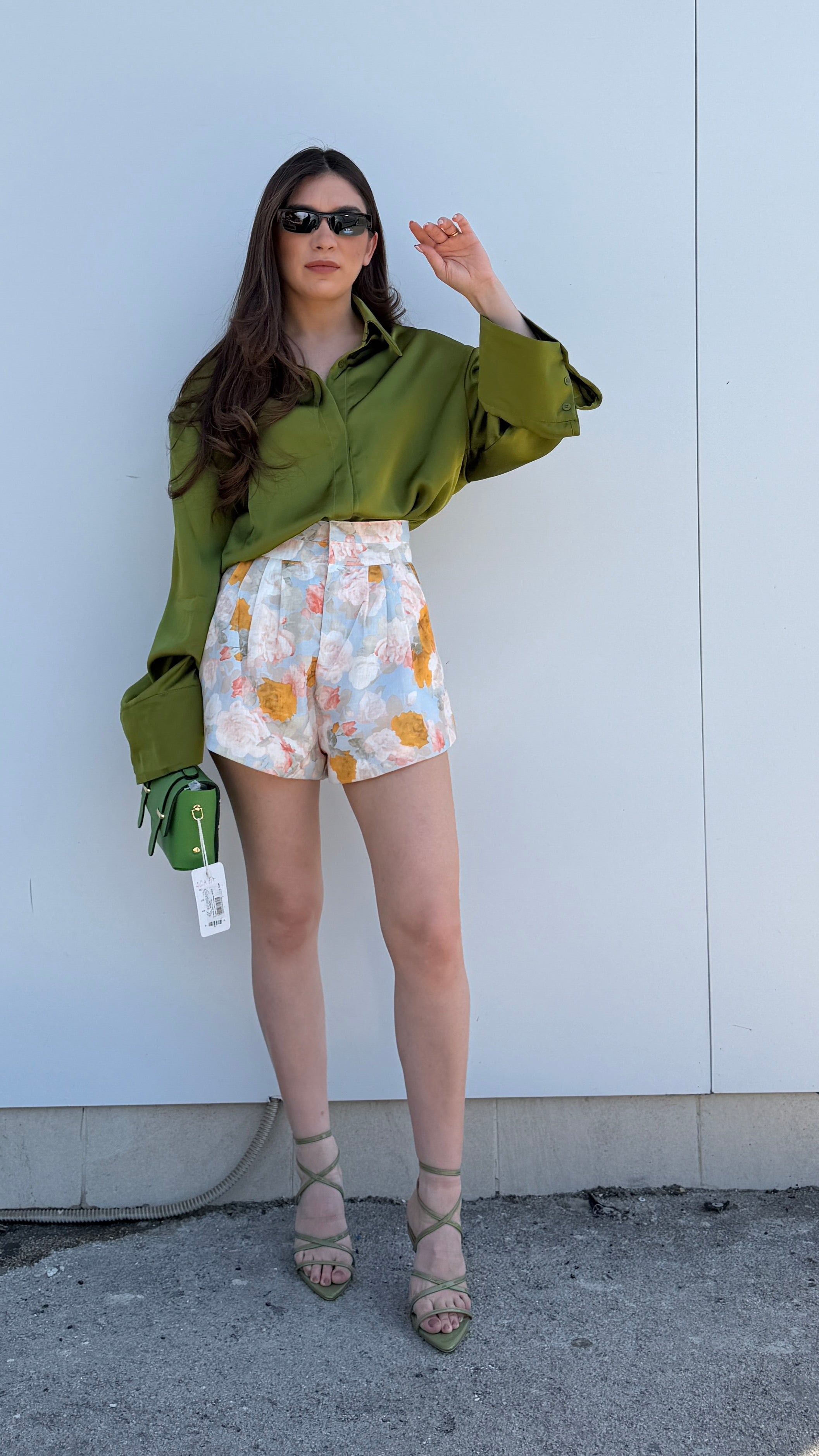 Pantaloncino Fiori