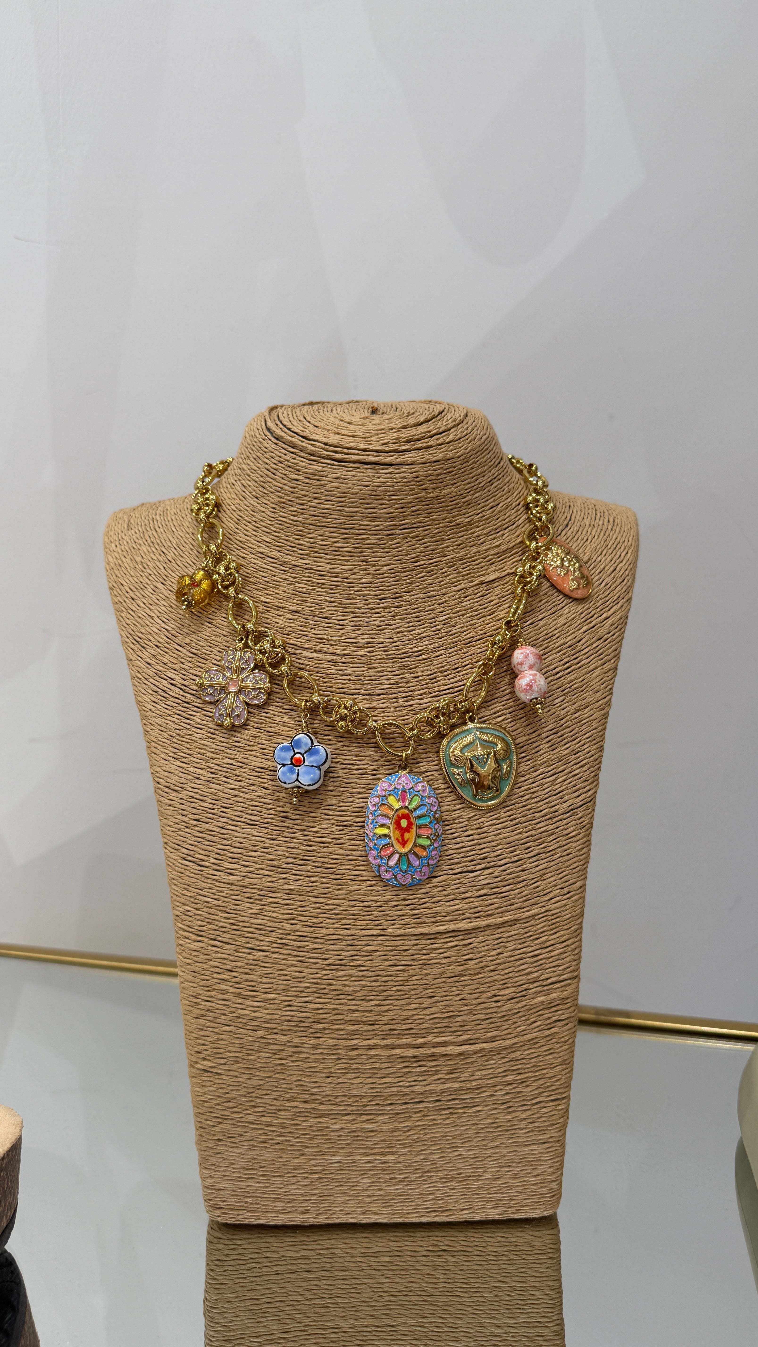 Collana Charm Girasole