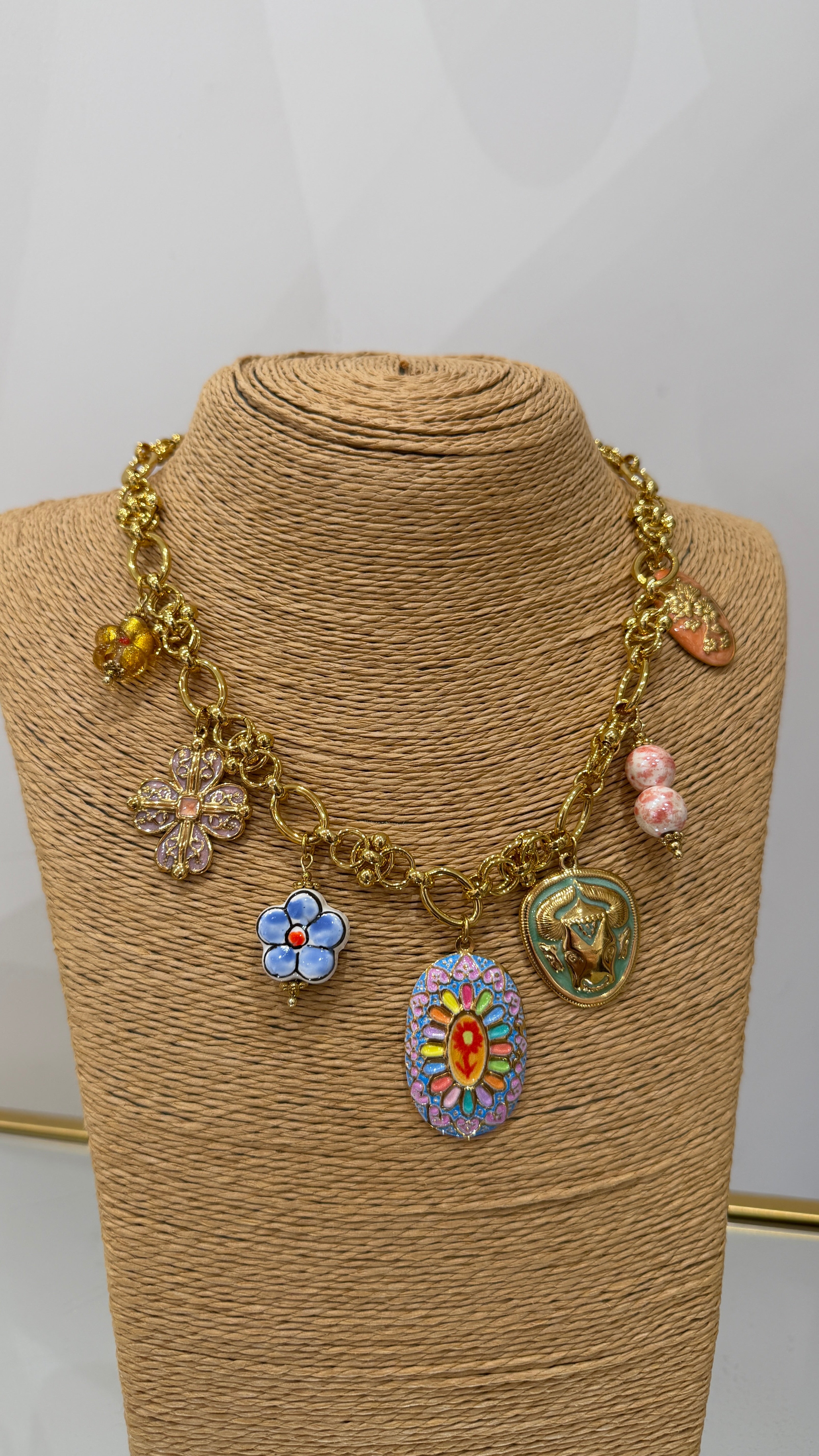 Collana Charm Girasole