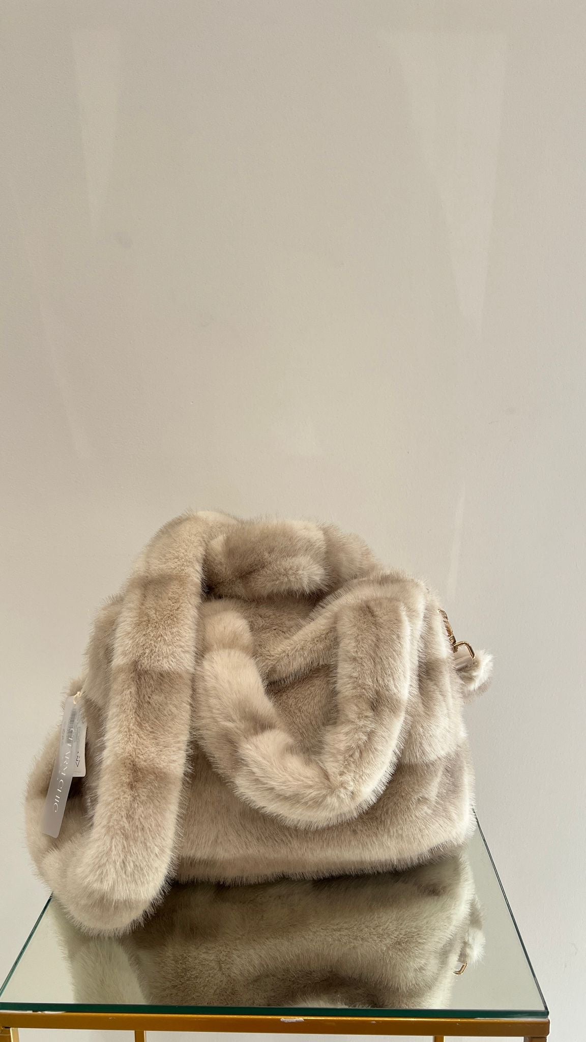 Borsa Bauletto Ecopelliccia