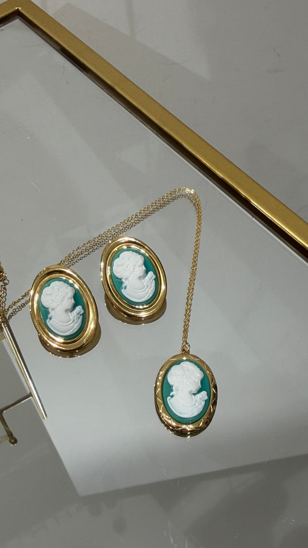 Collana + Orecchini Dama