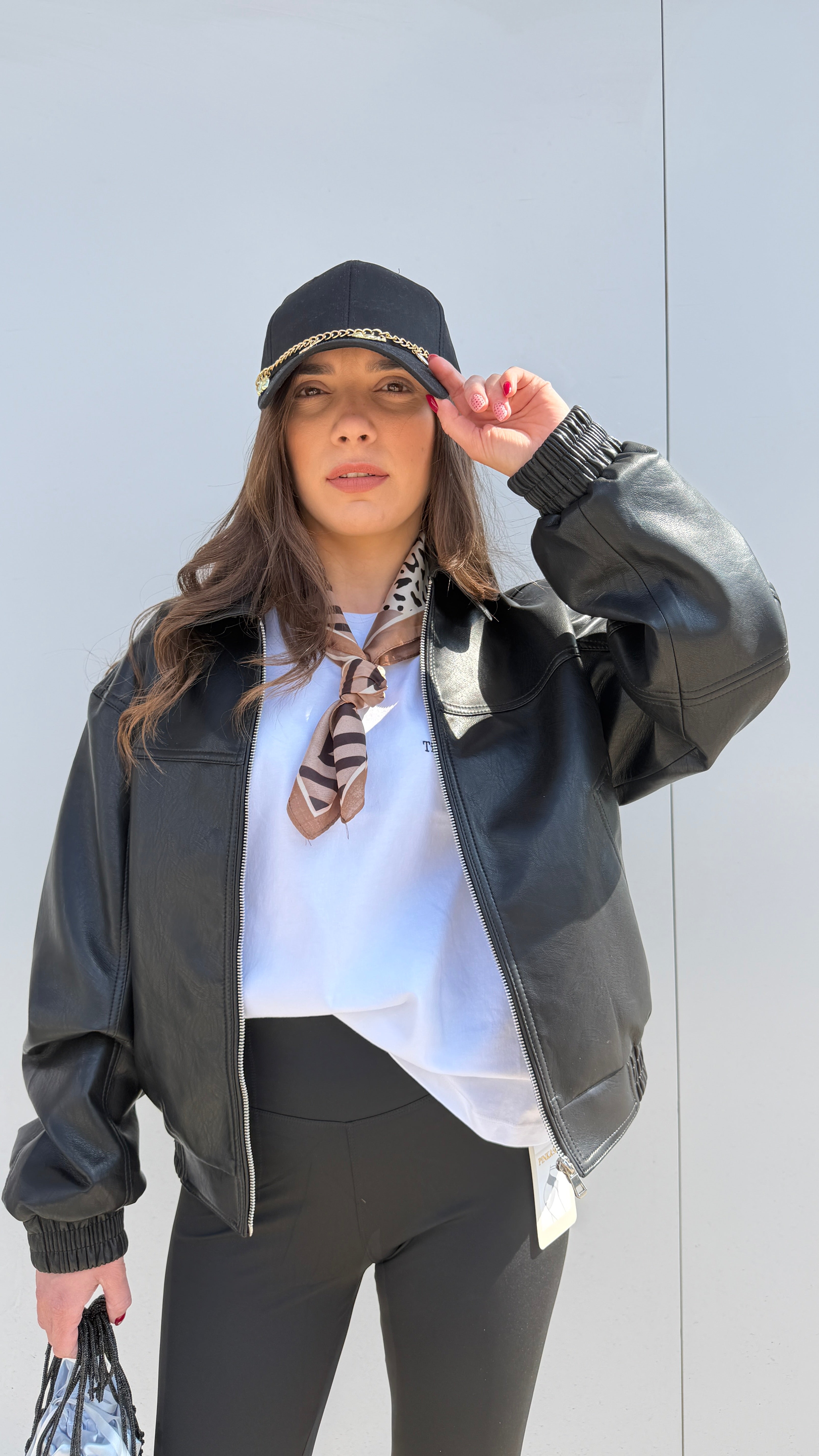 Bomber Ecopelle Rock