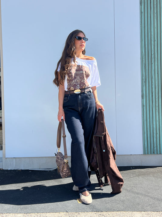 Jeans Ballon Scuro
