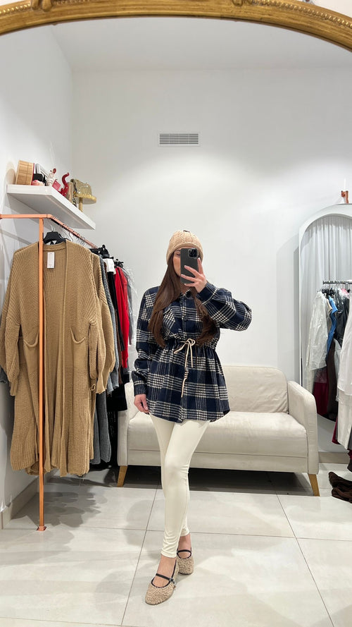 Camicione Flanella Blu