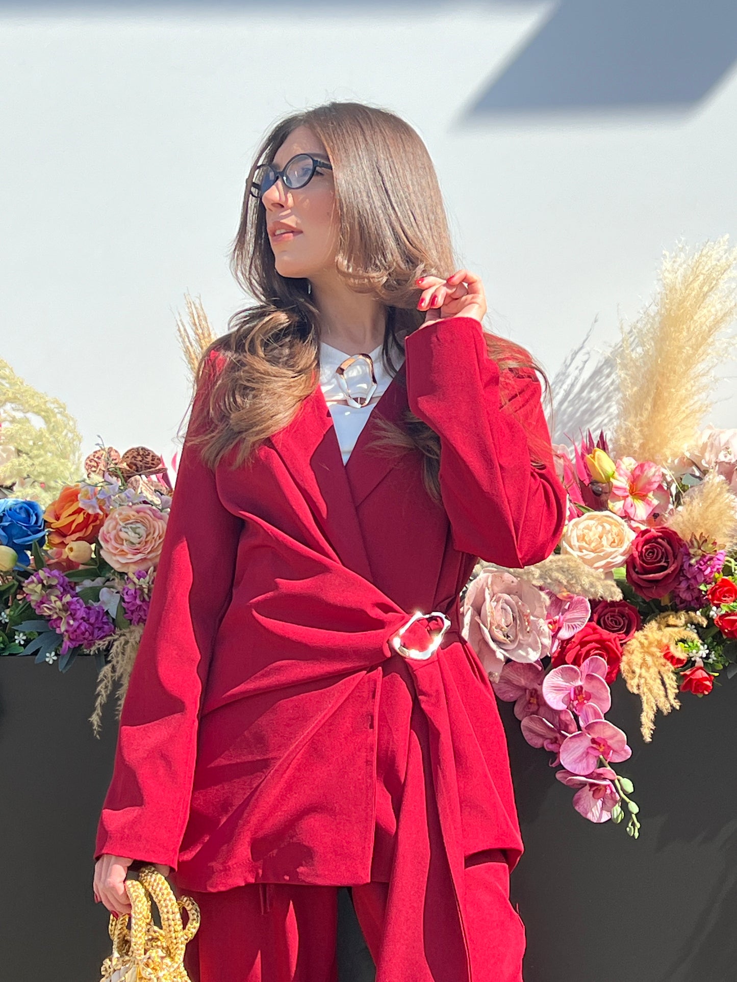 Tailleur Bordeaux