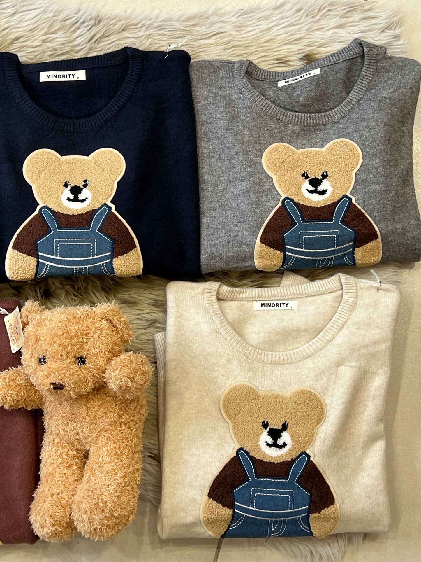Pull Teddy Salopette