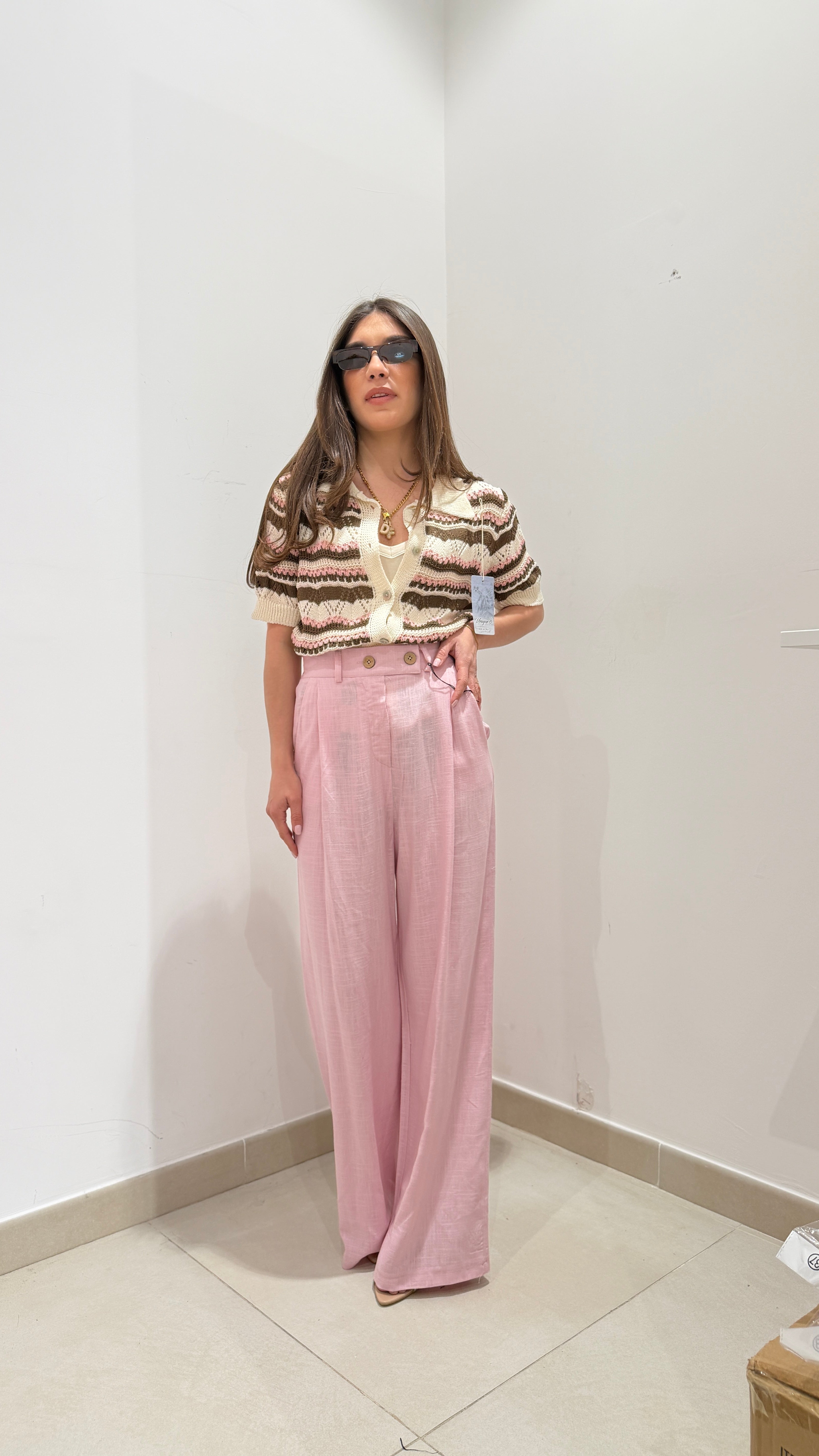 Pantalone Alina Rosa