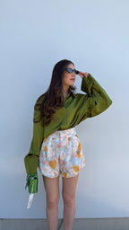 Camicia Verde Raso