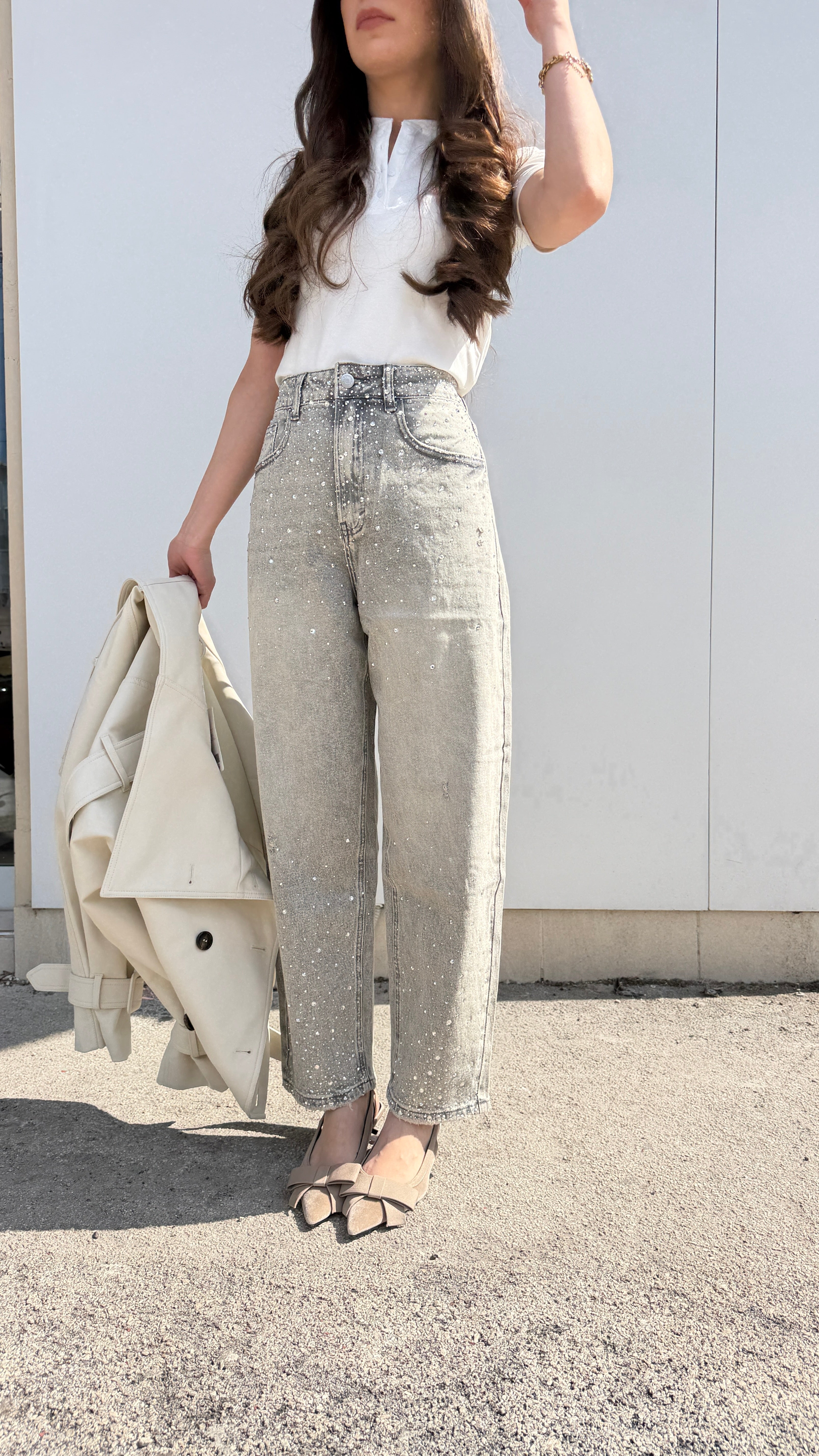 Jeans Shine Grey