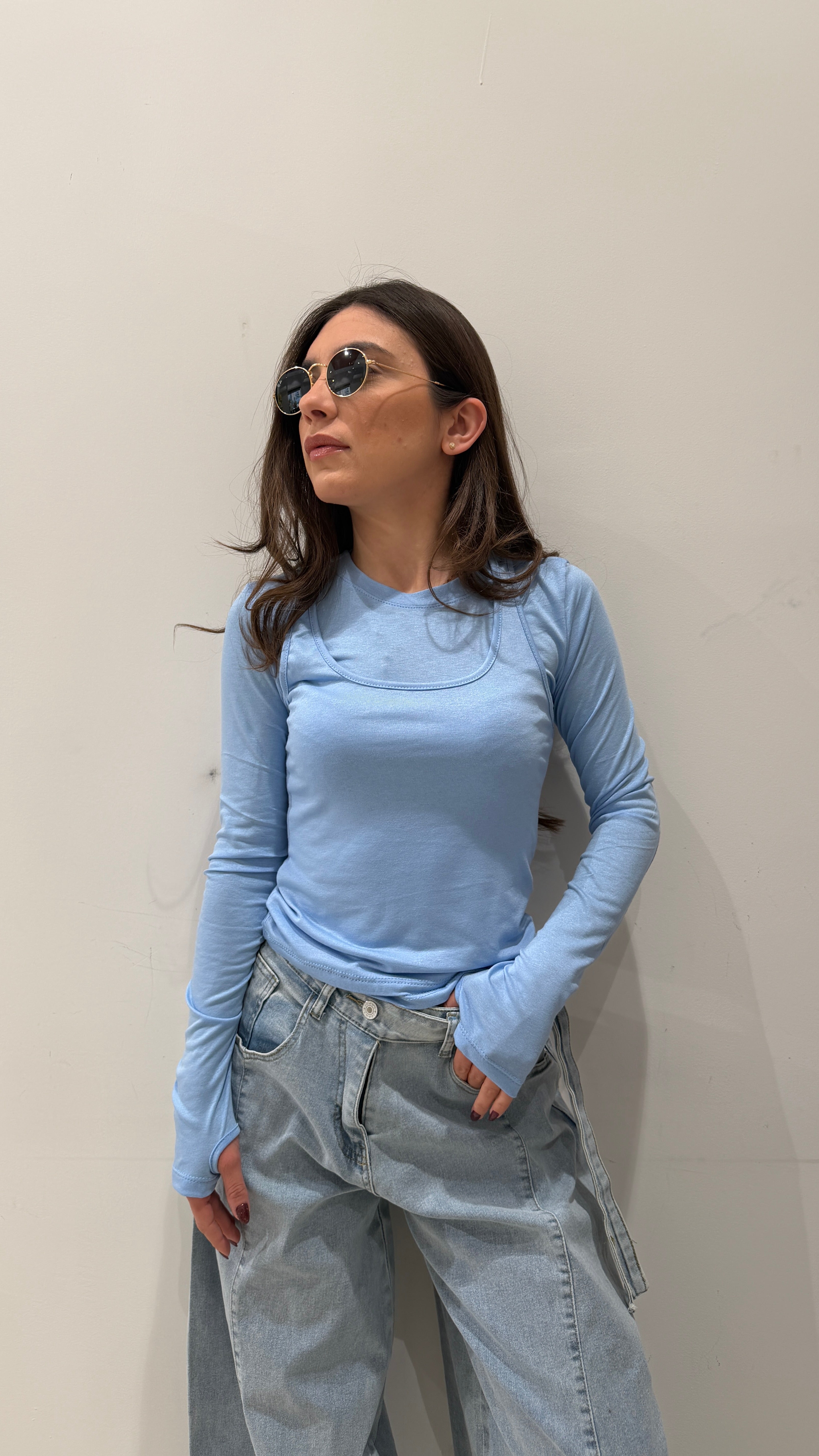 Maglia+ Canotta semivelata