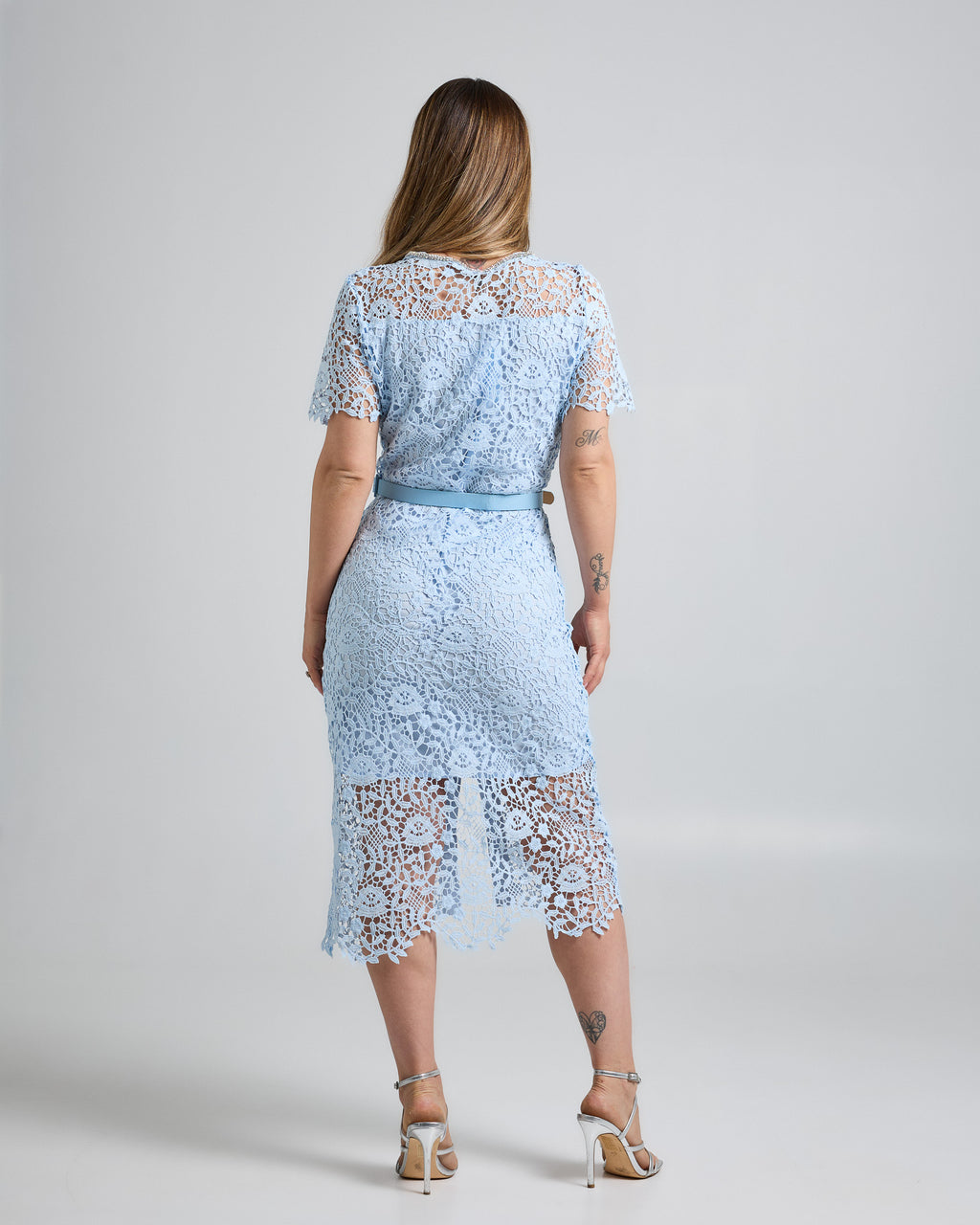 Abito Pizzo Celeste