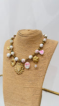 Pink Sacred Heart necklace
