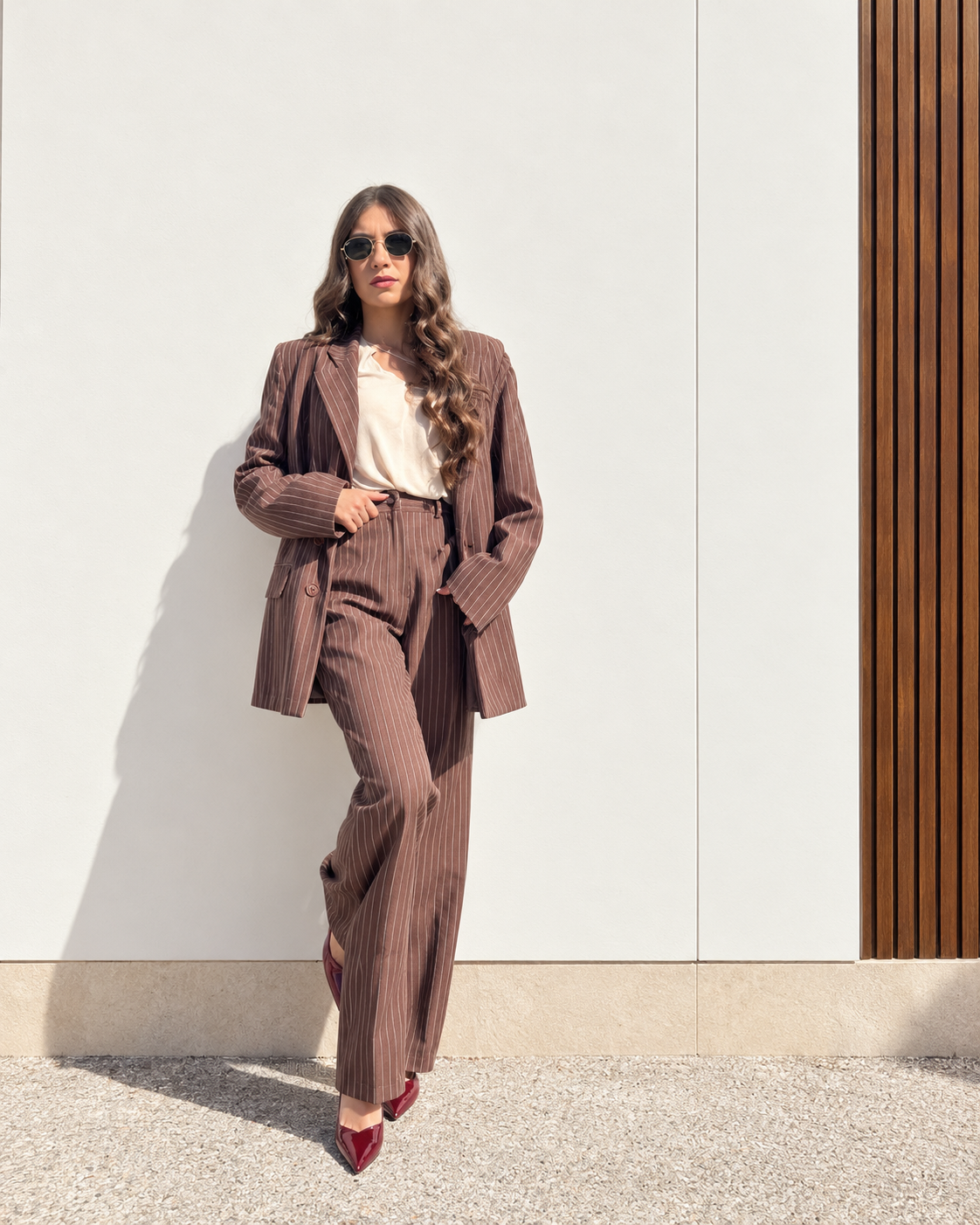 Tailleur Magda gessato