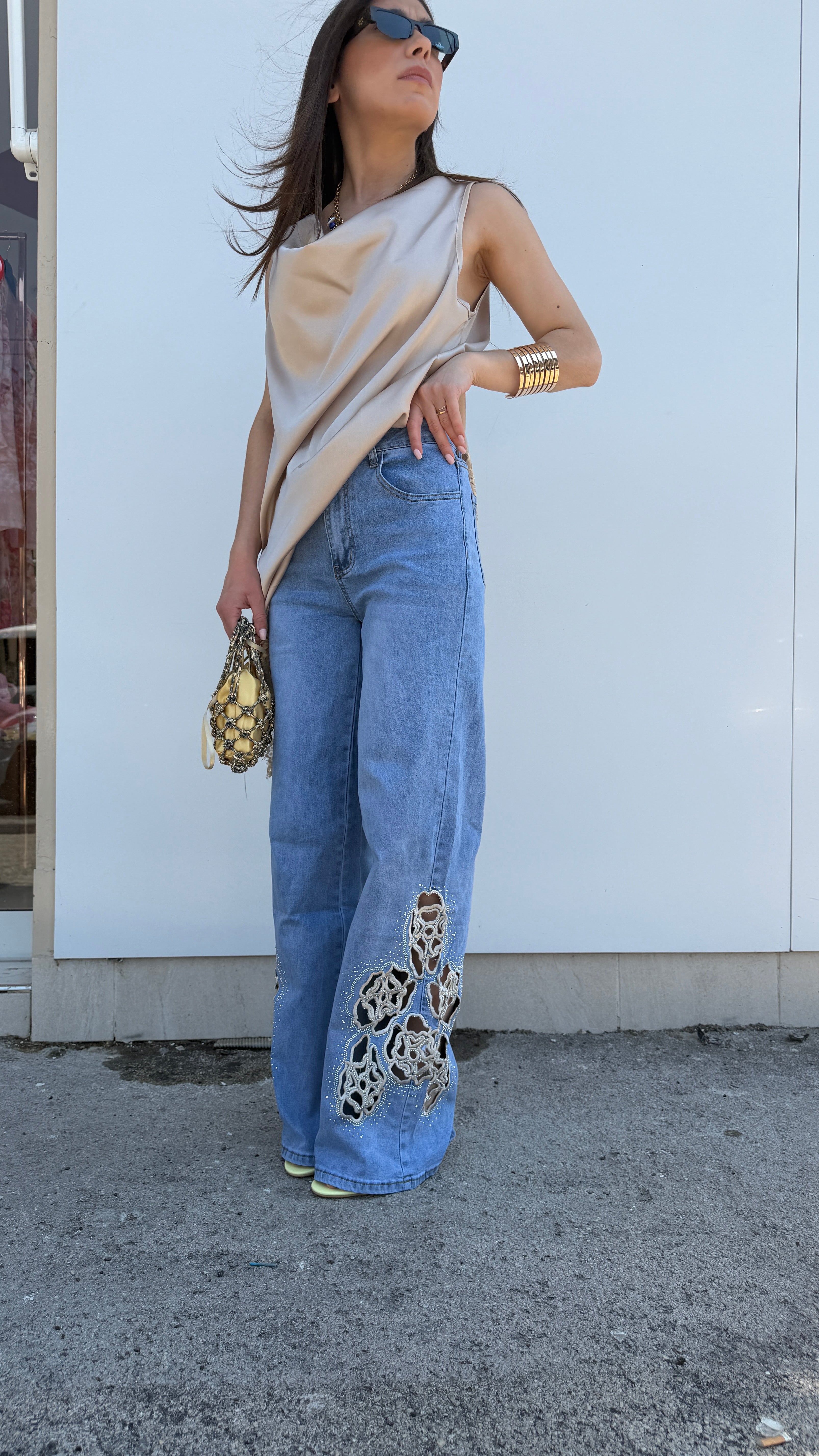 Jeans Ricamo