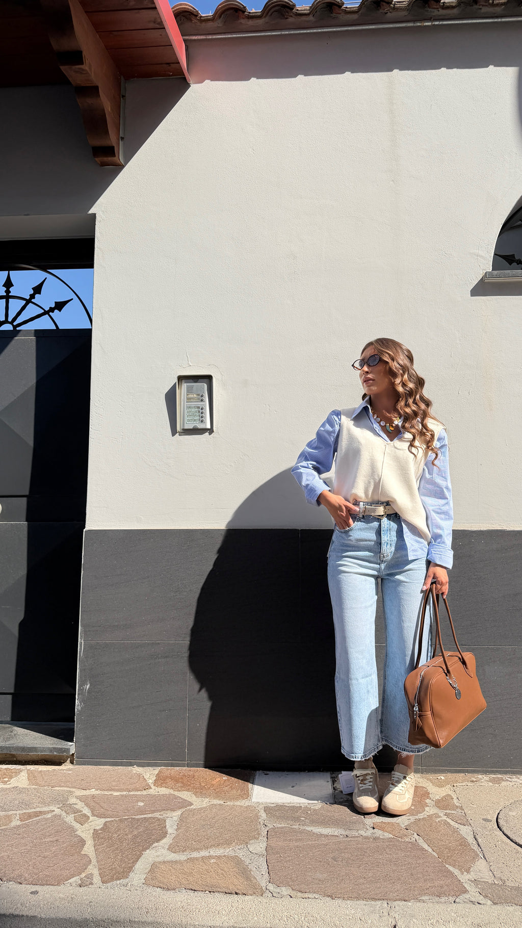 Jeans Palazzo Cropped