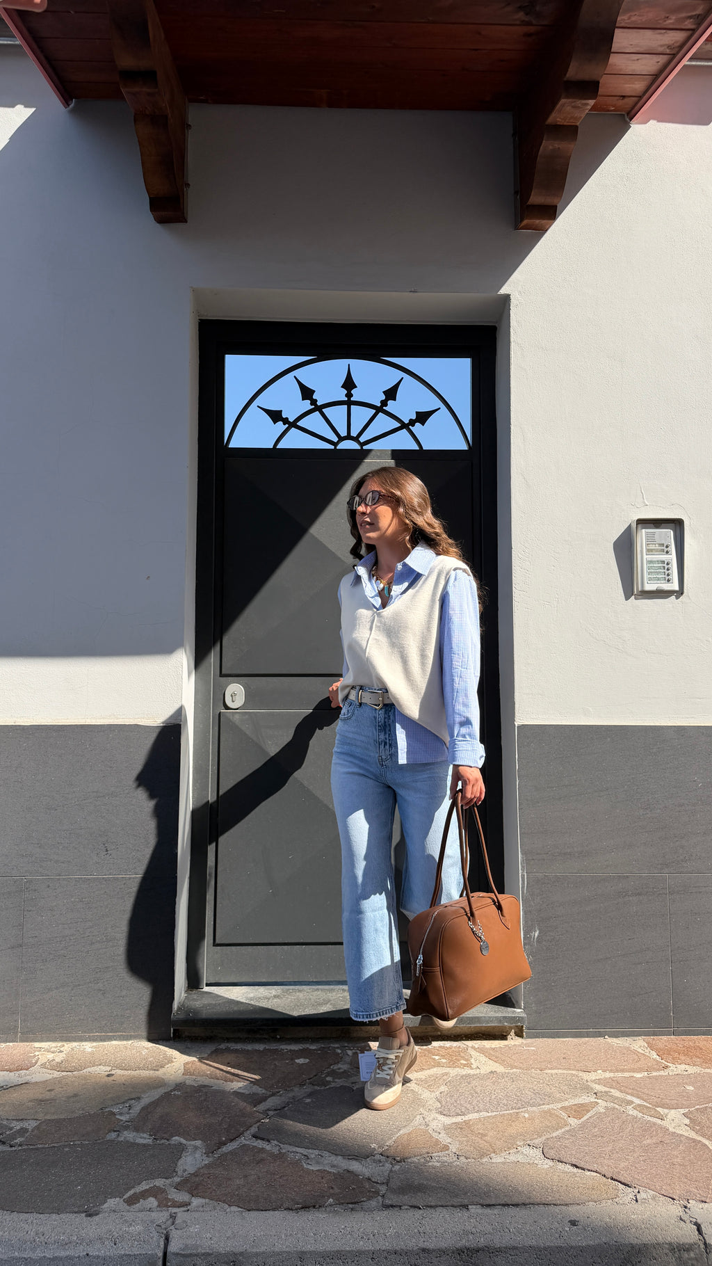 Jeans Palazzo Cropped