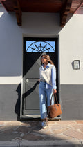 Jeans Palazzo Cropped