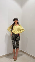 Completo camouflage giallo
