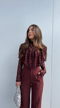 Maglia Pizzo Bordeaux