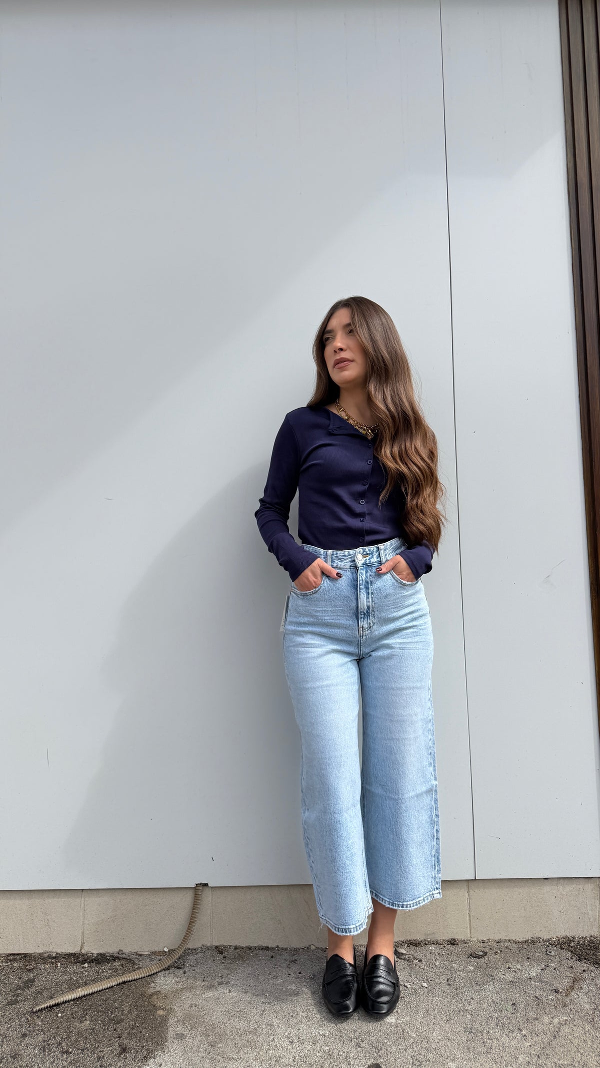 Maglia Serafino Blue