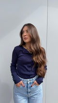 Maglia Serafino Blue