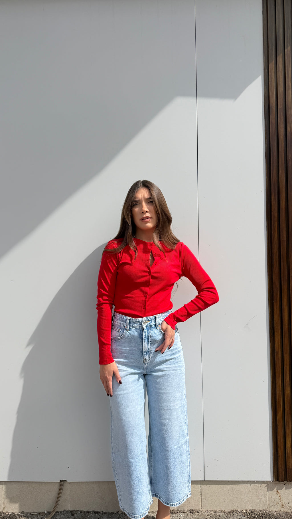 Maglia Serafino Rosso