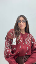 Cardigan Swarovsky Bordeaux