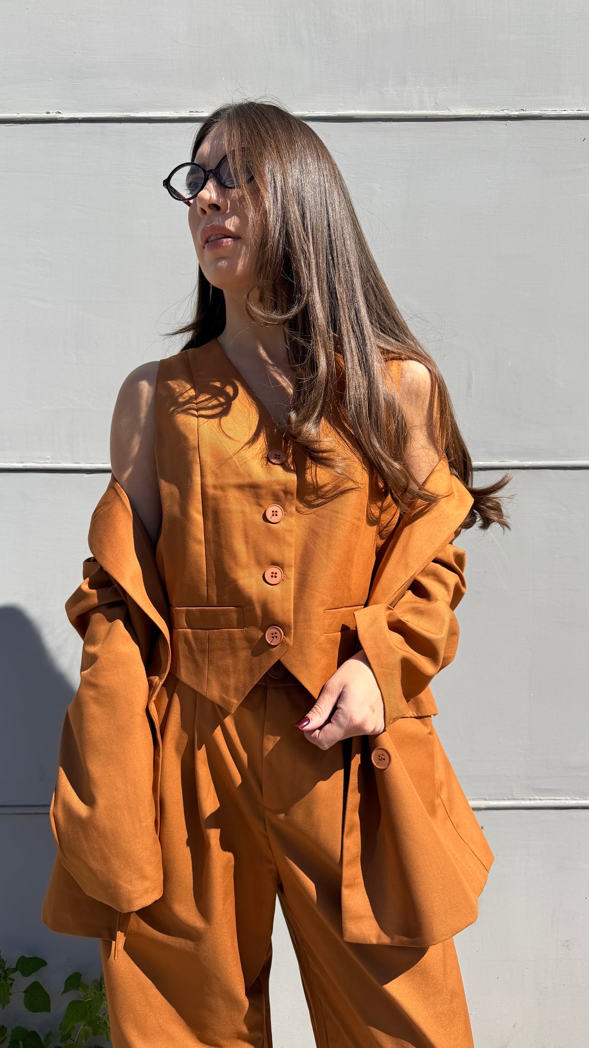 Tailleur Rosita arancio