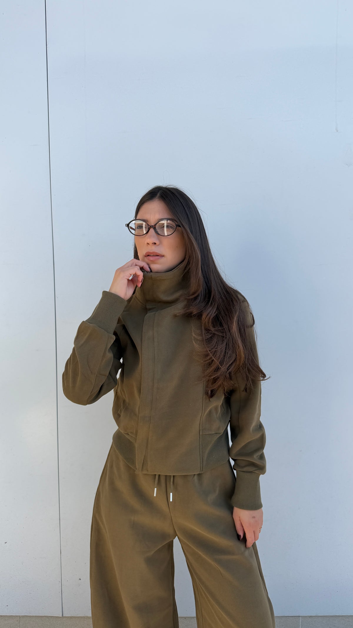 Coordinato tuta verde
